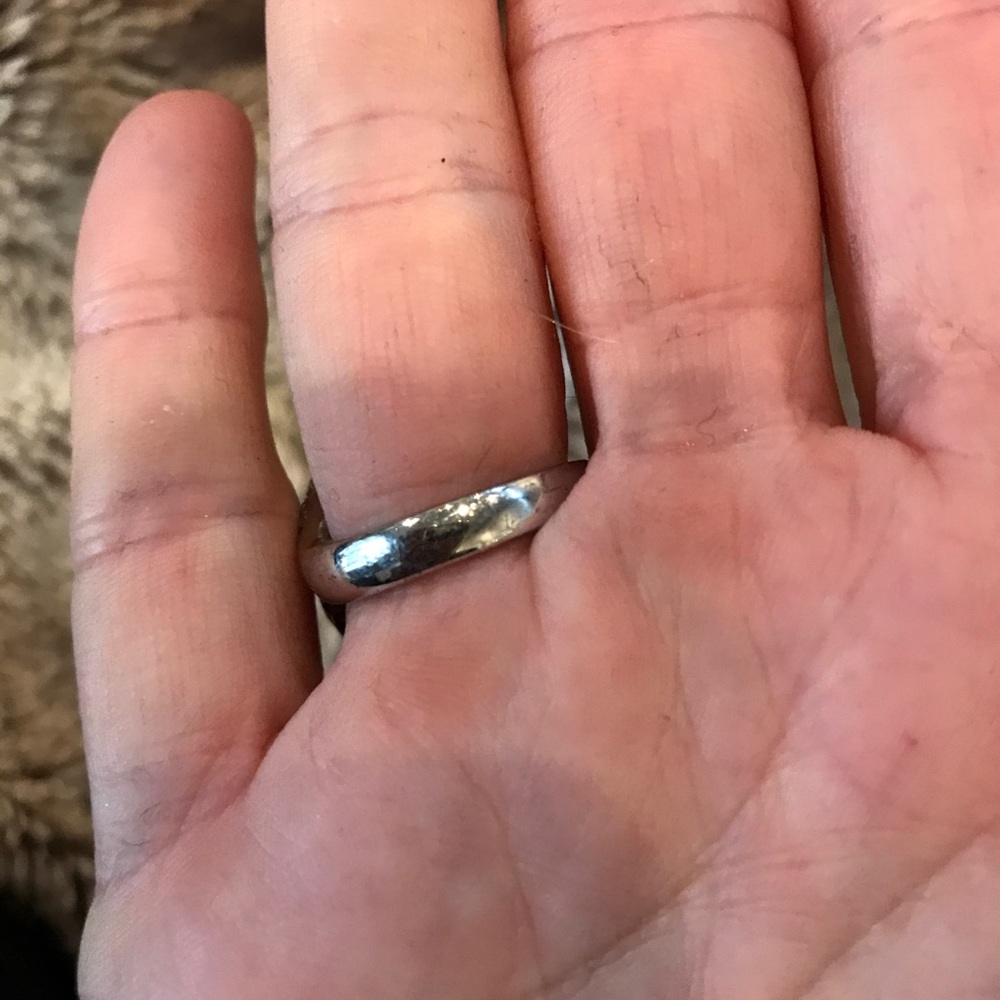 Black Stone Sterling Silver Ring - image 3